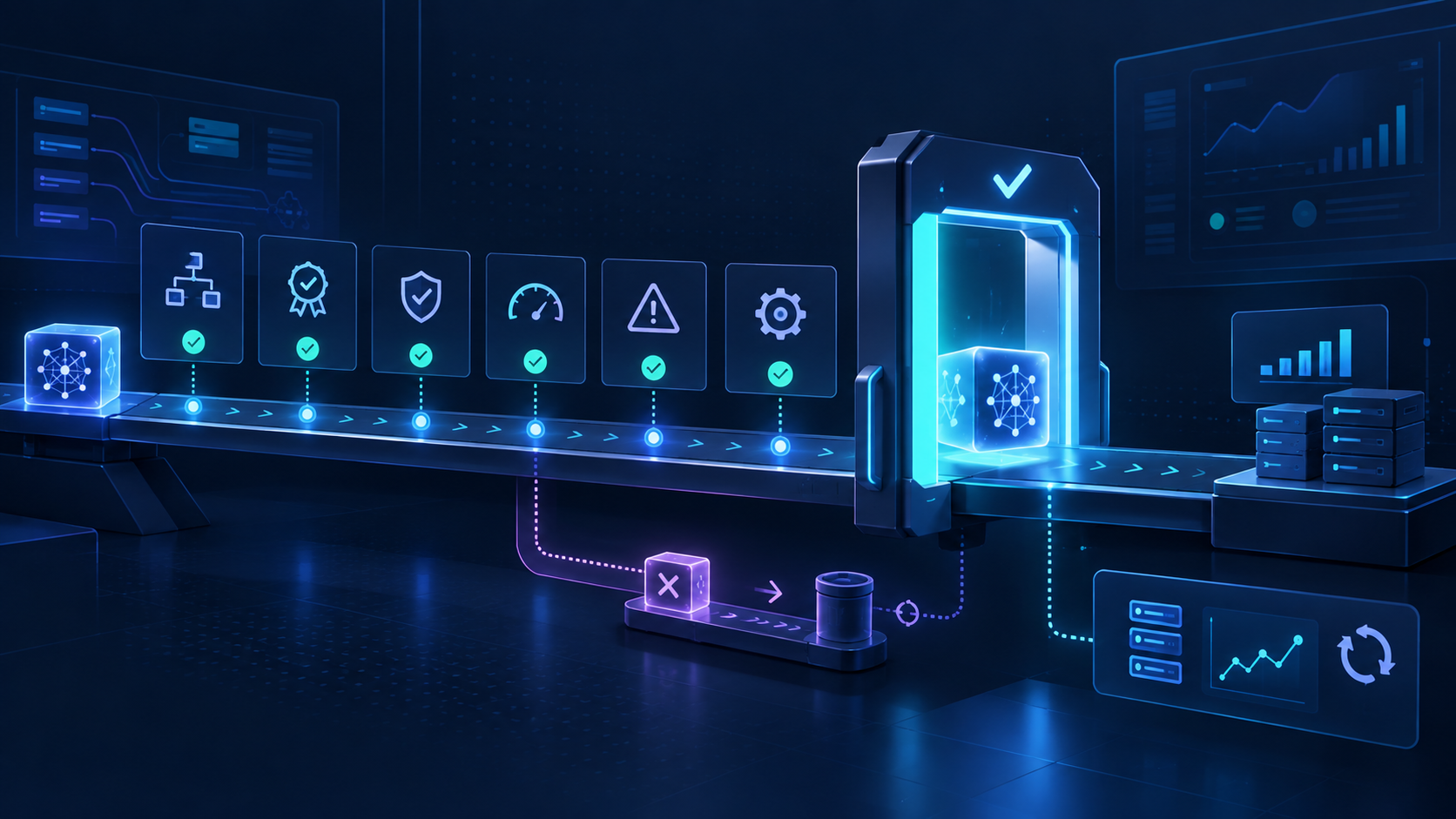 AI acceptance criteria — production workflow and architecture