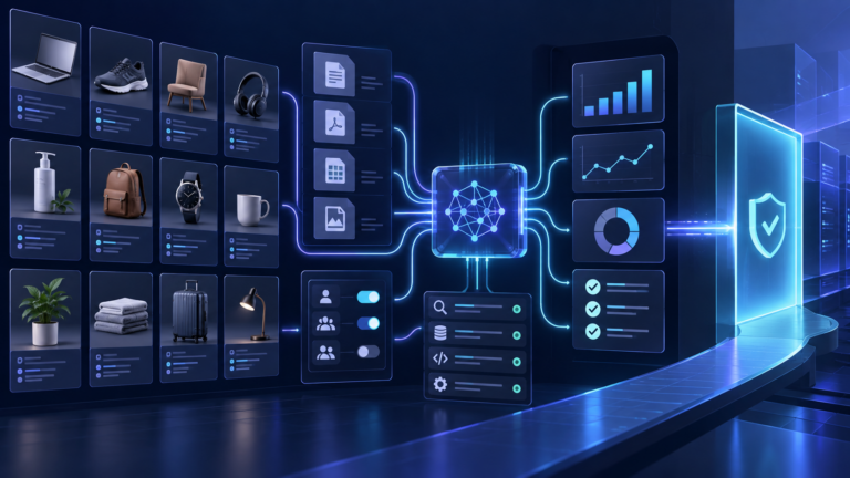 AI feature evaluation — production workflow and architecture