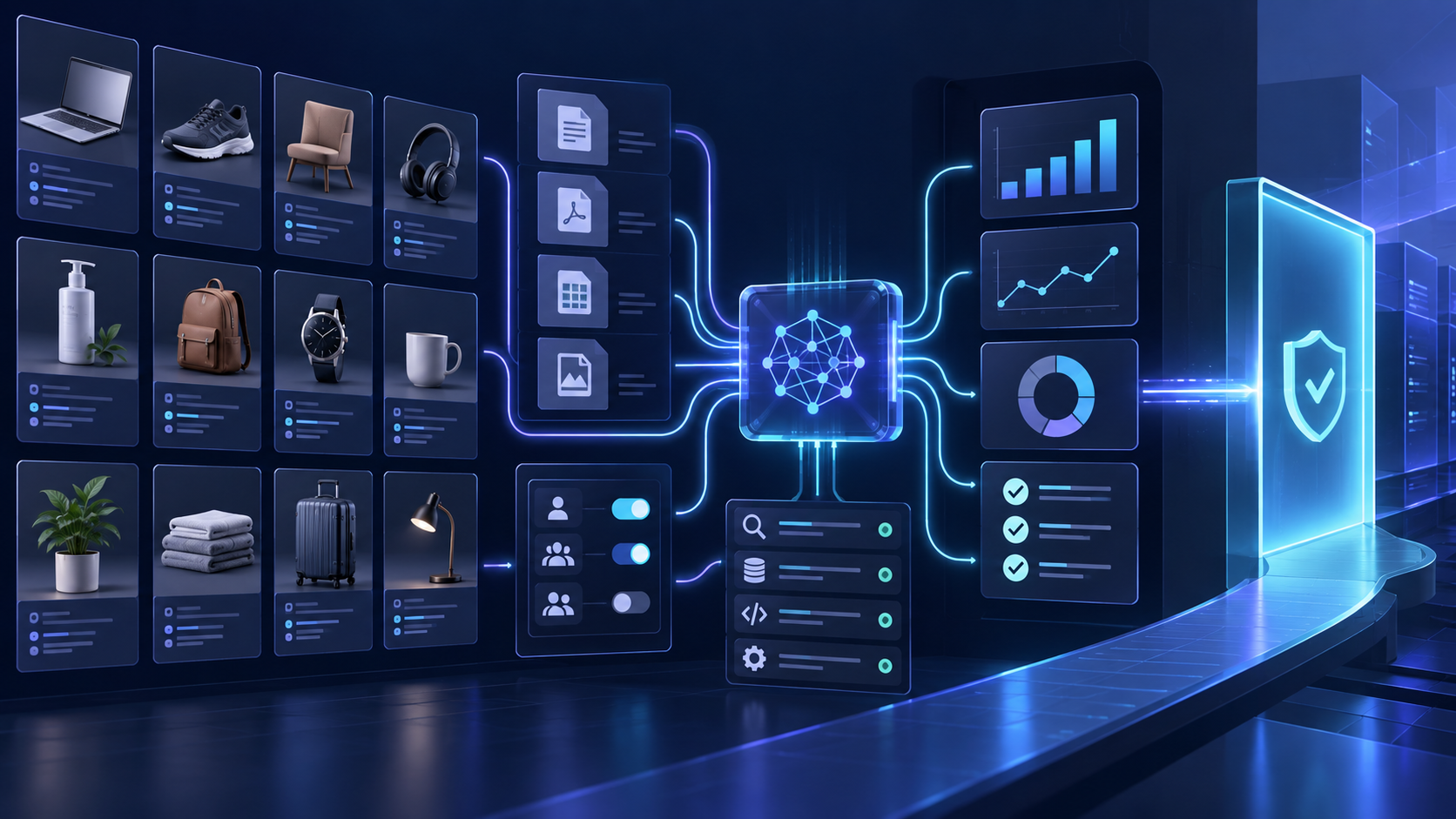 AI feature evaluation — production workflow and architecture